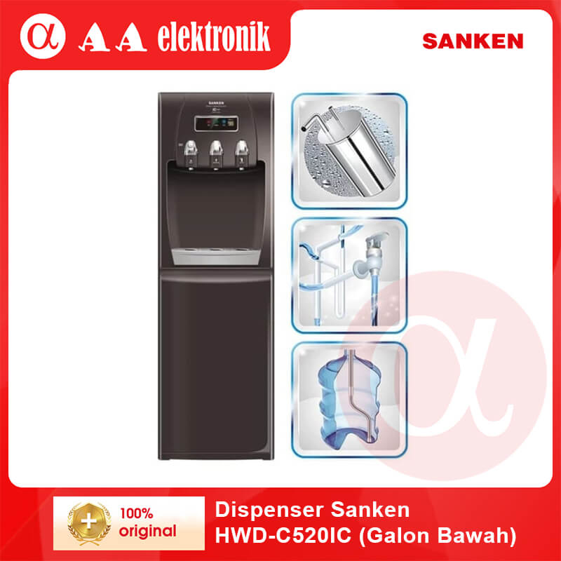 Dispenser Sanken HWD-C520IC (Galon Bawah)