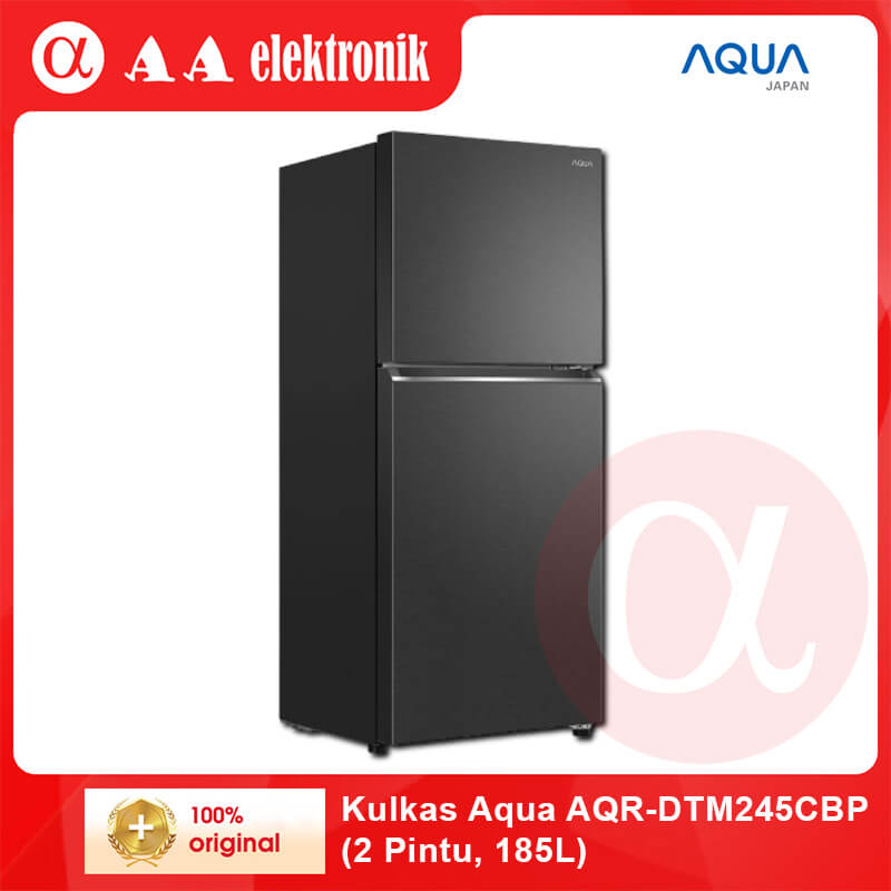 Kulkas Aqua AQR-DTM245CBP(DSLS) (2 Pintu, 185L)