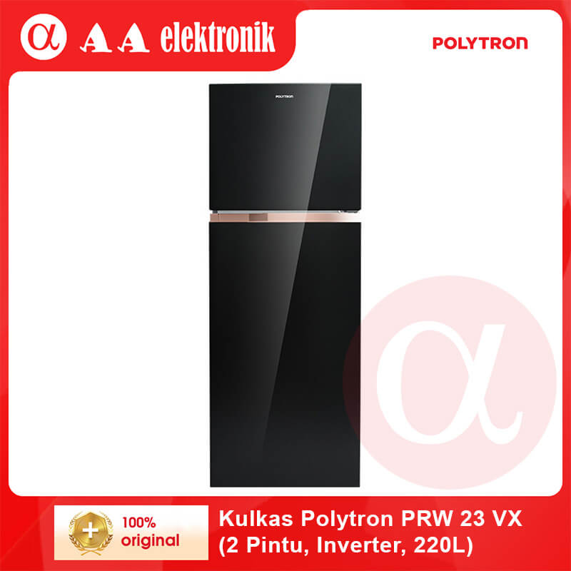 Kulkas Polytron PRW 23 VX (2 Pintu, Inverter, 220L)